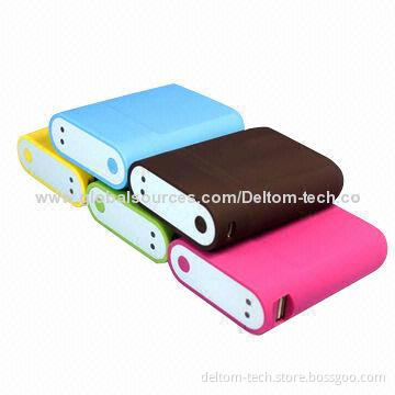 6,000mAh portable mobile phone charging stations for Samsung and iPhone